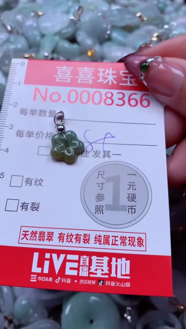 颈饰未镶嵌翡翠8366