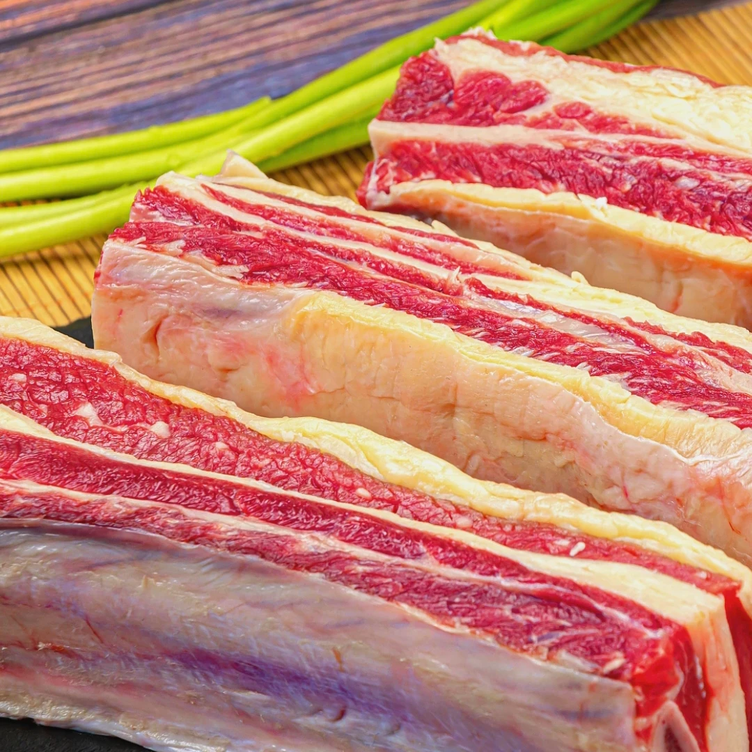 草原黄膘牛排四肋牛排牛排骨