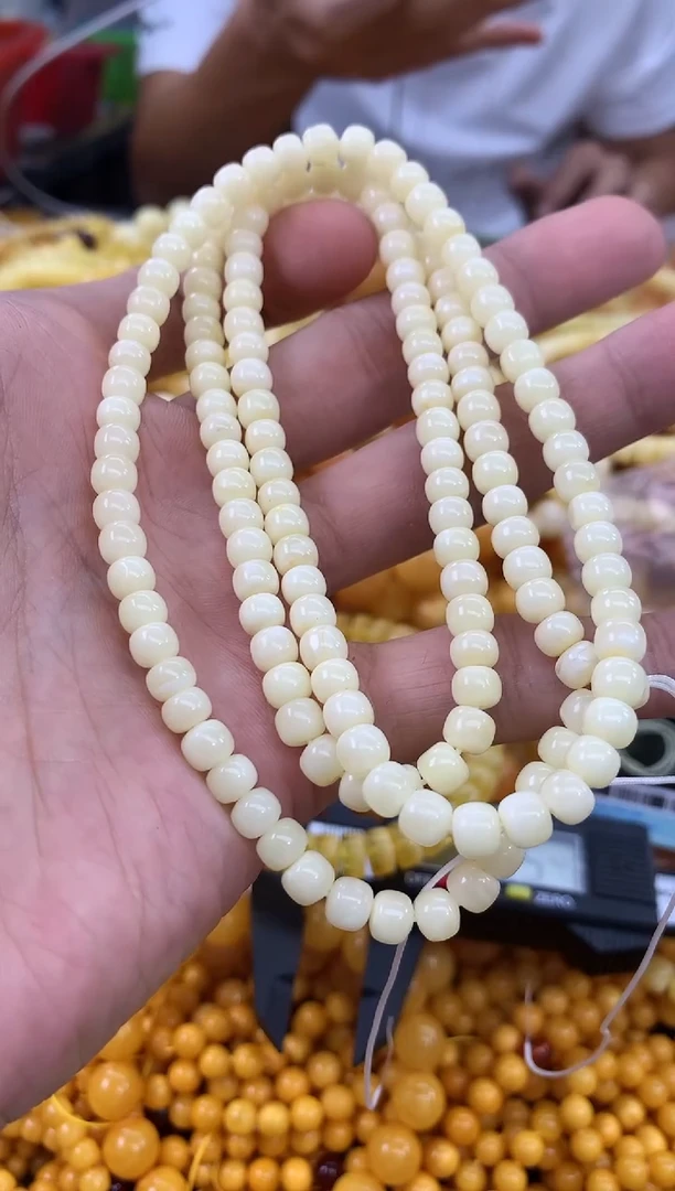 未镶嵌蜜蜡裸石链子