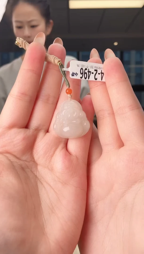 颈饰未镶嵌和田玉藕粉 469