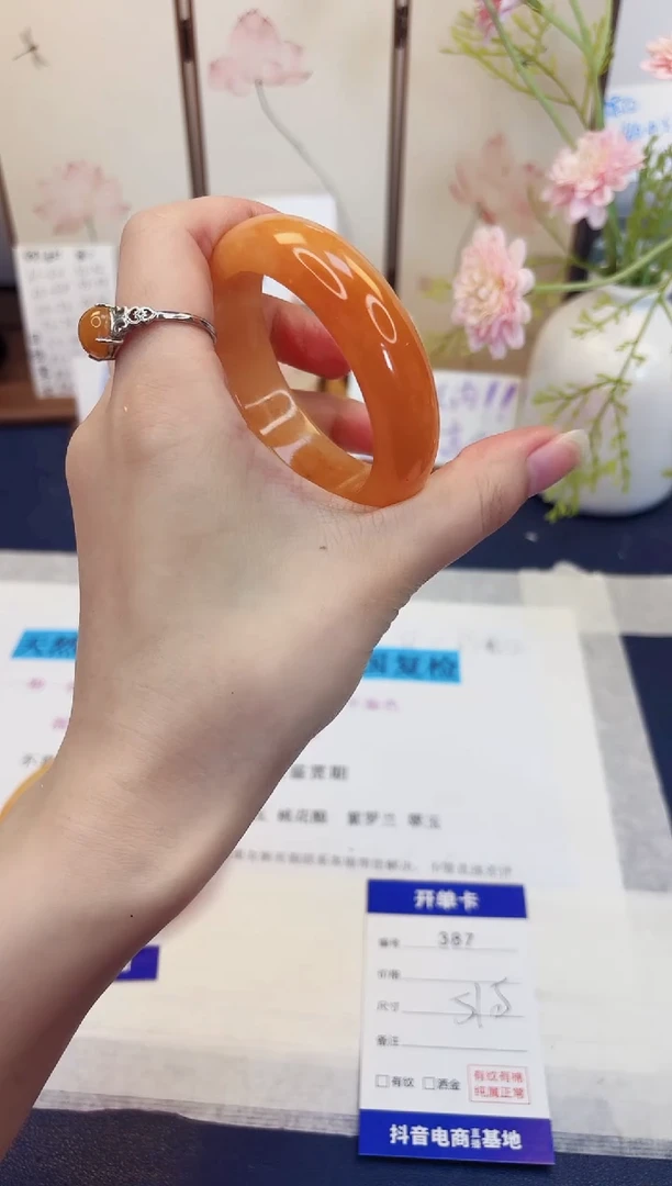 【闪购商品】石英质玉手镯未镶嵌387-财气镯-圈口51