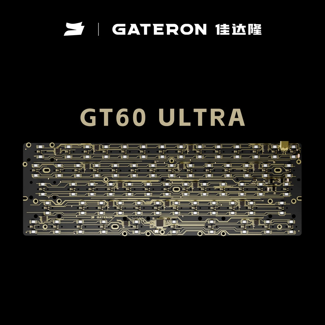 【佳达隆】GT60Ultra 双灯位磁轴PCB板纳米旗舰级防水打瓦三角洲FPS
