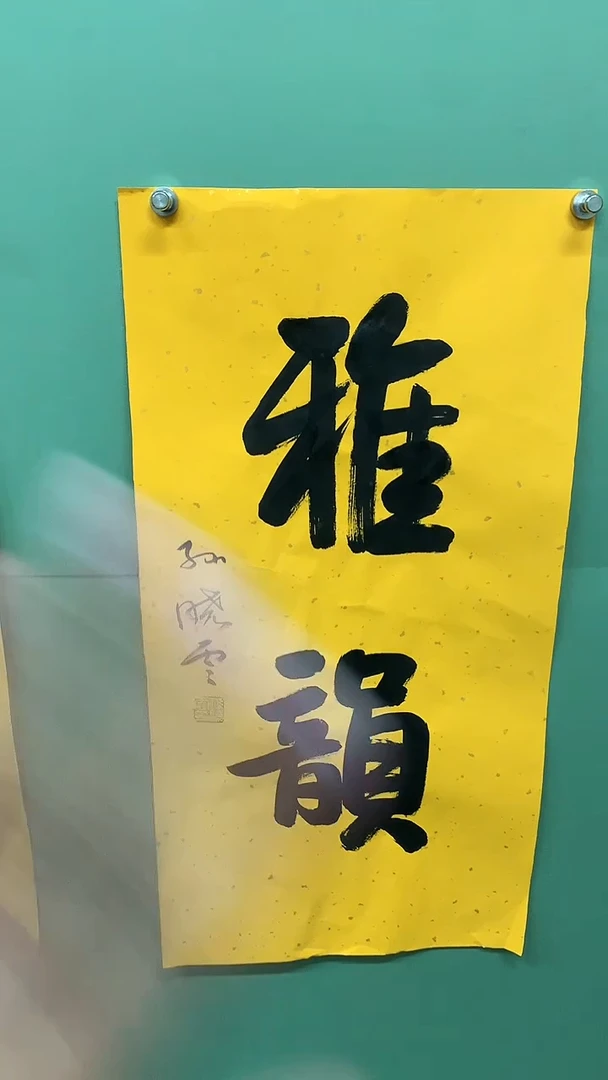 竖款精品书法，揽胜