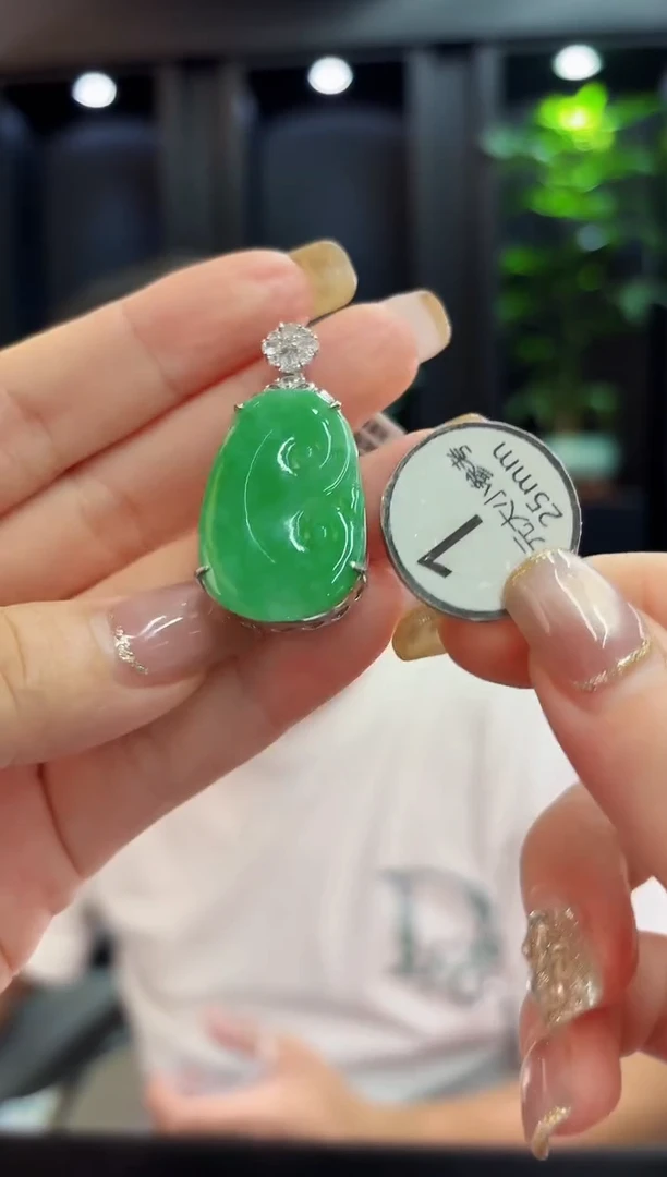 颈饰未镶嵌翡翠 缅料A货/支持复检/一件