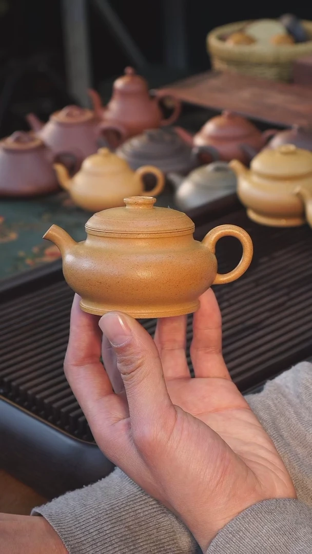 【闪购商品】紫砂茶壶完美品黄金段颂金