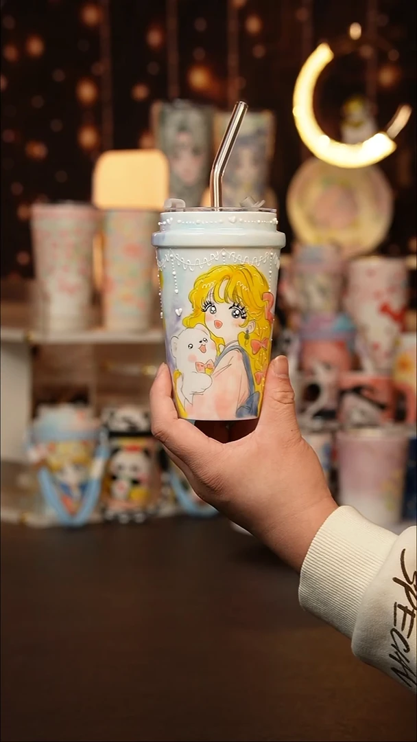 (玉泥）景德镇手工手绘文创陶瓷杯