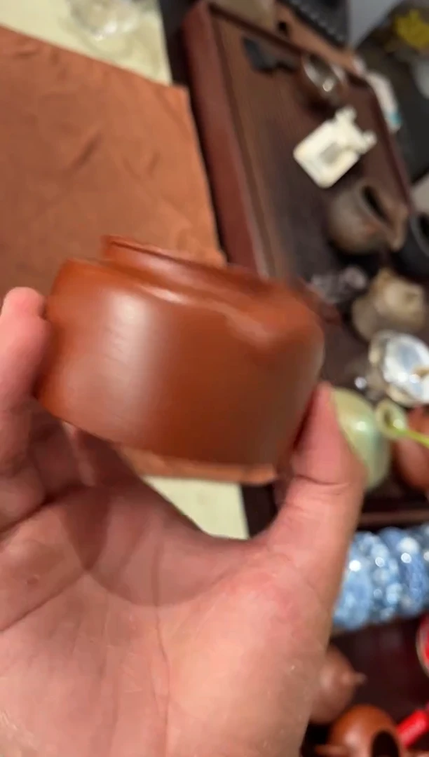 茶壶紫砂微瑕大红袍德中