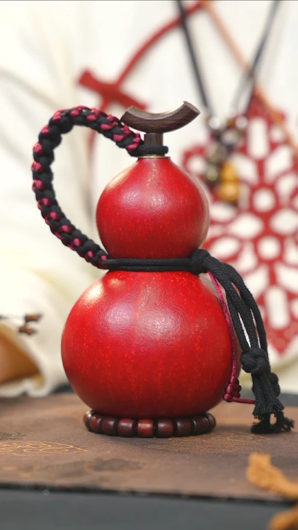 【闪购商品】RN205大漆酒葫芦不包手串及旋转底座