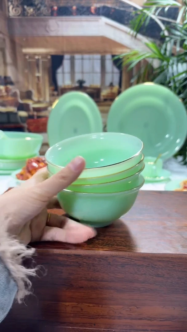 【闪购商品】...4.5英寸玉瓷碗4个口径11.5厘米