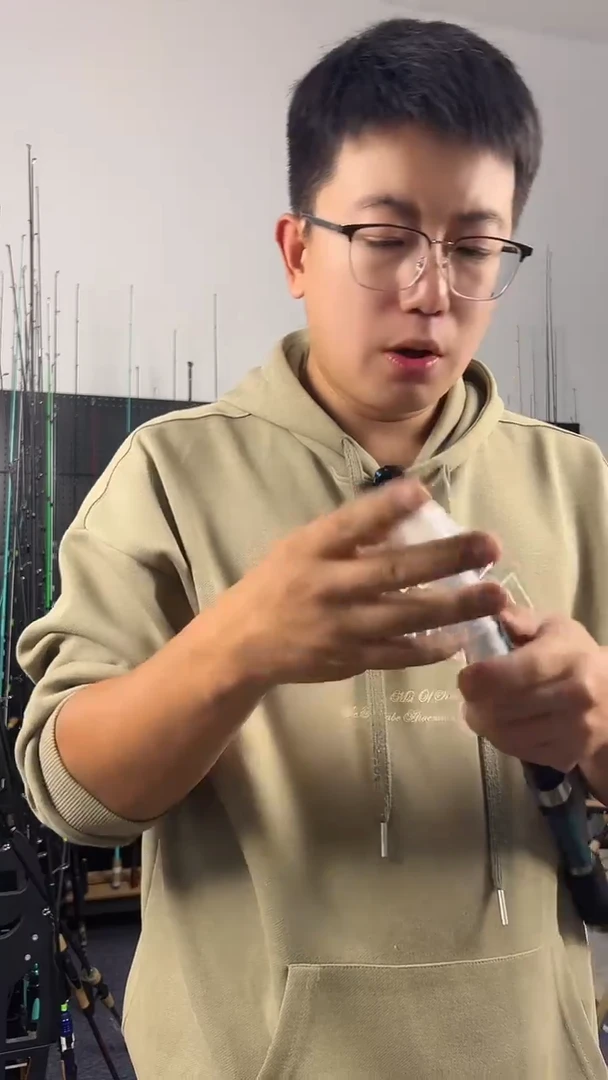 2.1m碳素伶俐虫2.1米直柄（瑕疵尾货竿，没有售后，介意勿拍）