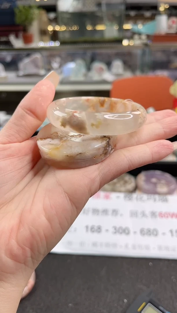 未镶嵌手镯石英质玉52圈口（赠品镯心）1001