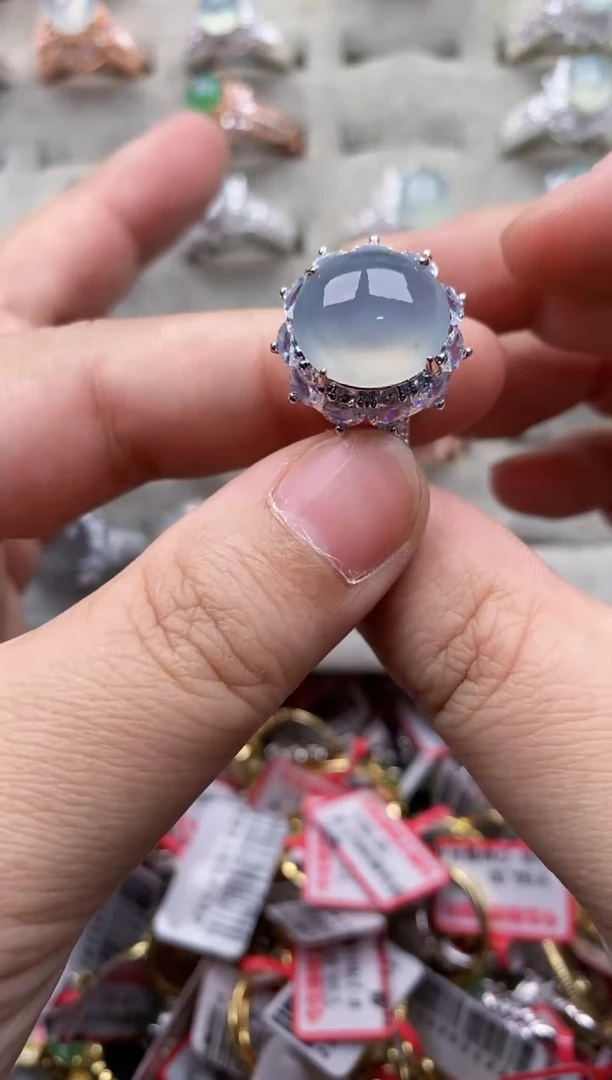 【闪购商品】翡翠戒指未镶嵌44444---710