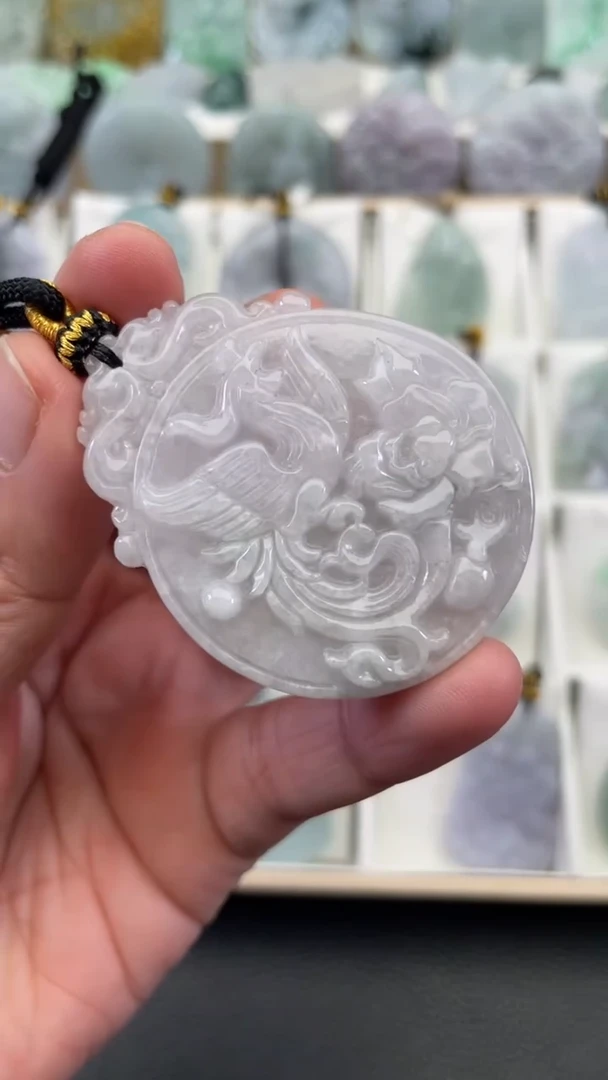 颈饰未镶嵌翡翠天然缅甸翡翠A货129