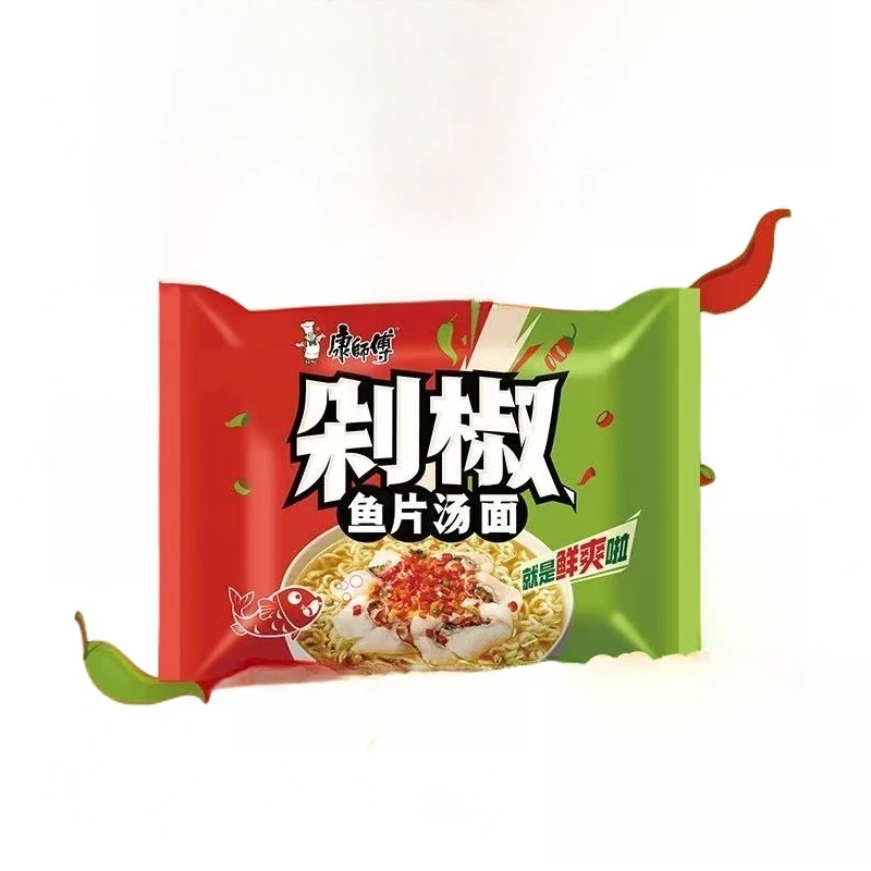 康师傅经典剁椒鱼片汤袋面105g/1袋9780