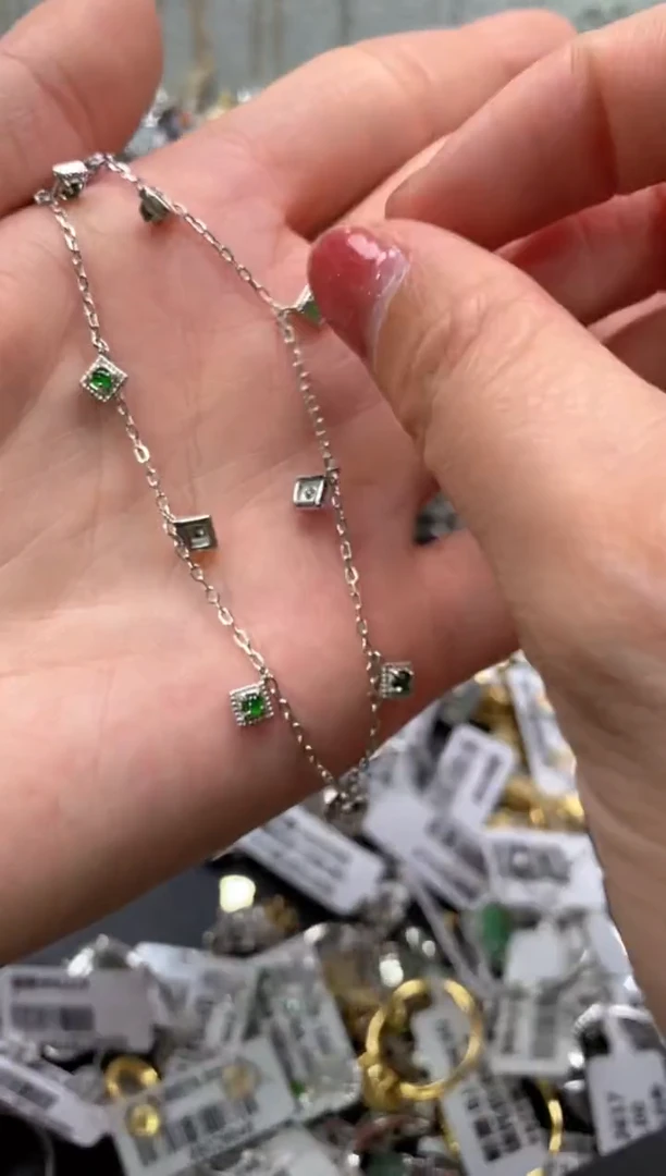 【闪购商品】翡翠戒指银S925镶嵌111111111     4