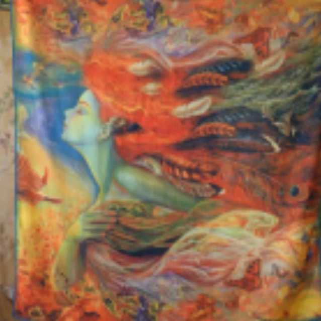 锦悦高端夏季新款新中式围巾披肩110*110CM（S302）