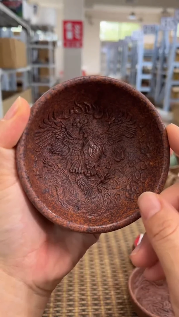 茶壶紫砂宜兴紫砂紫砂雕塑12 凤杯
