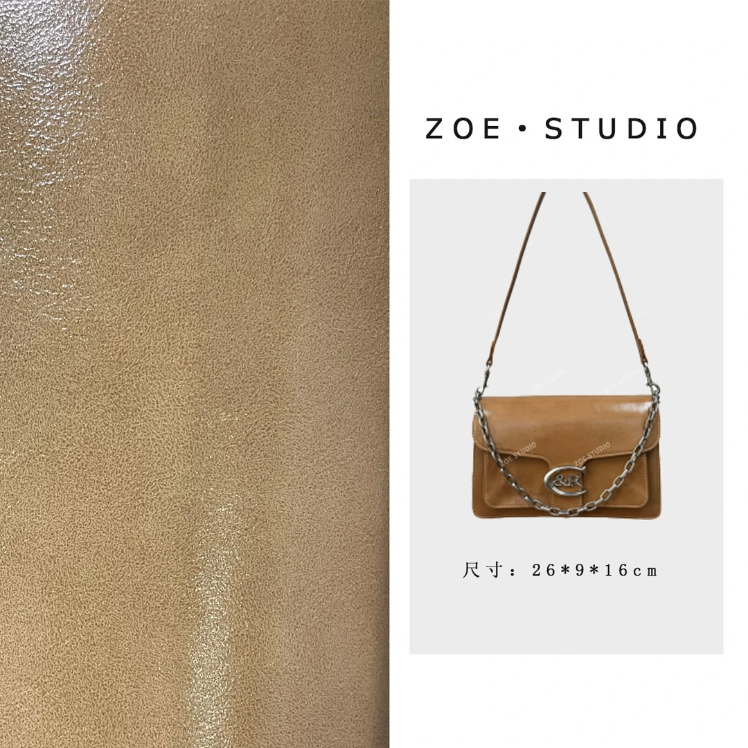 【佐伊甄选】QYX-9736-1-雅丹棕轻奢女士时尚潮流百搭单肩斜挎包