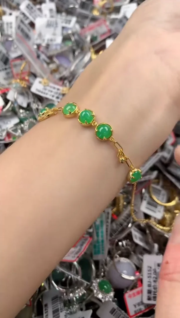 银S925镶嵌戒指翡翠999   10