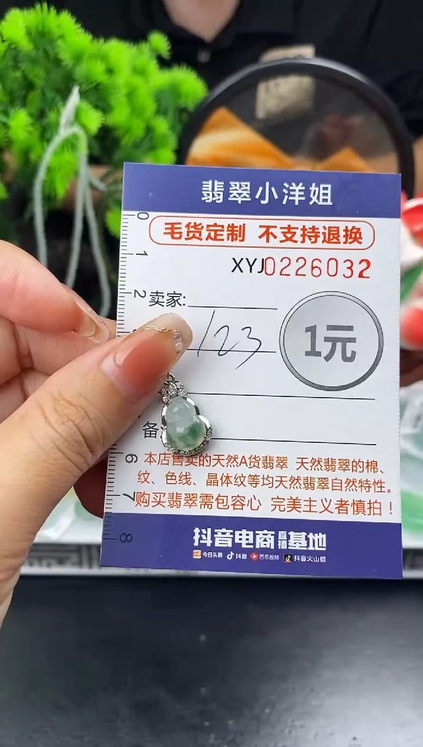 定制翡翠未镶嵌毛货商品不退换/ 6032
