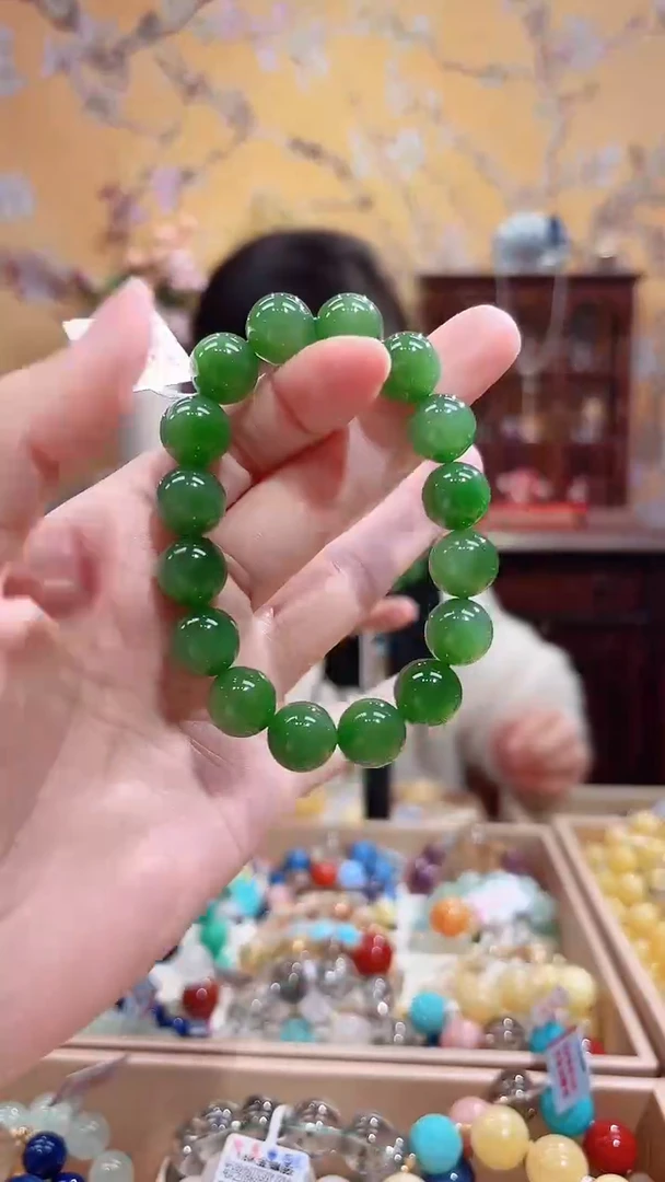 未镶嵌手链和田玉设计款手串