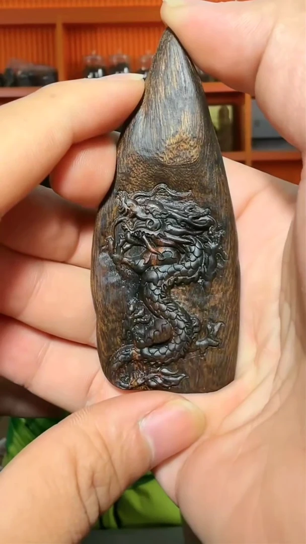 沉香吊坠195号生肖龙24g多样性发一