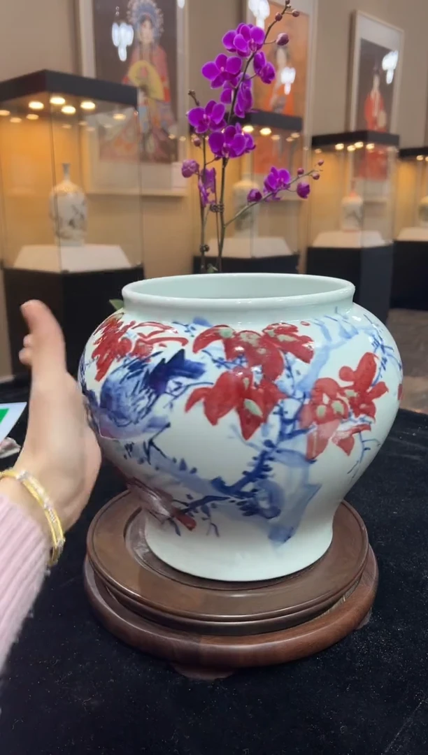 其他瓷崔景哲-瓷器-B小-鸿运当头