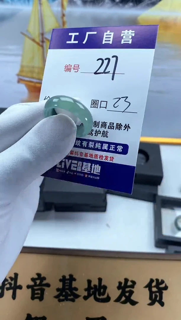 未镶嵌戒圈翡翠227