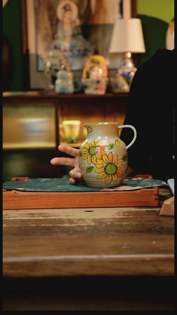 瓷片景德镇纯手工釉下彩精品茶具