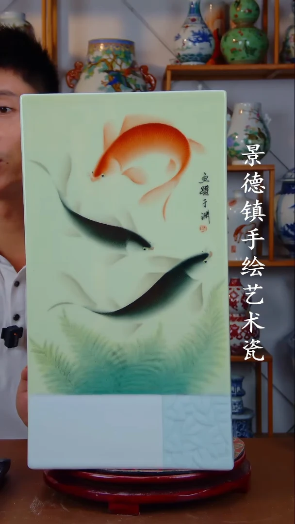 现代景德镇手工手绘陶瓷摆件74