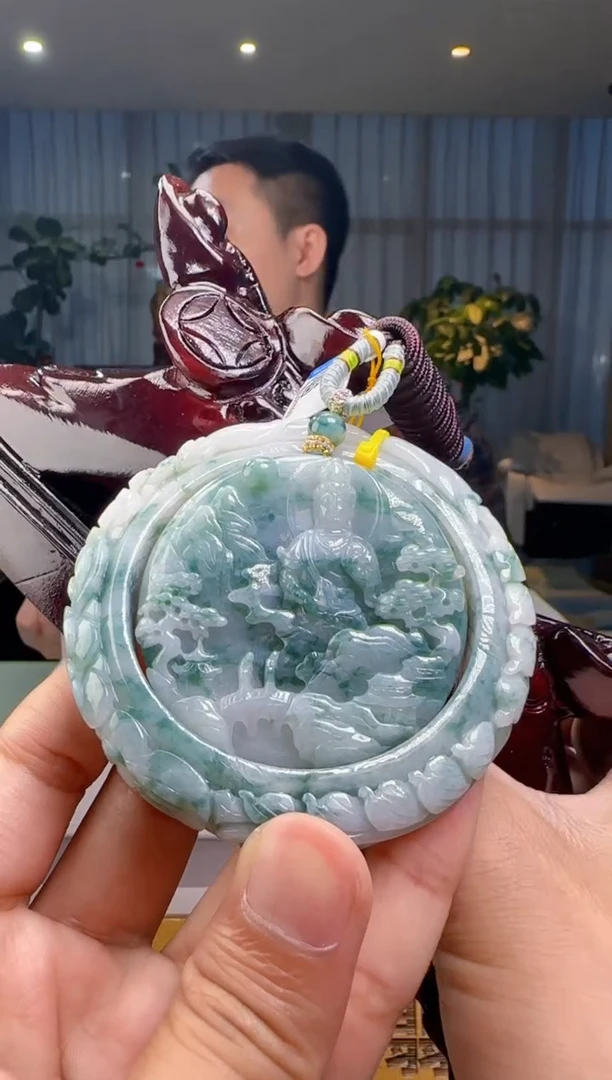 颈饰未镶嵌翡翠一套+底座XM@@960Q3J21103