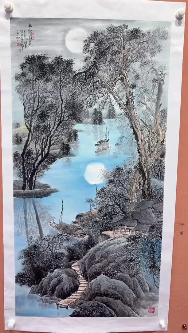 国画师立照老师国画作品