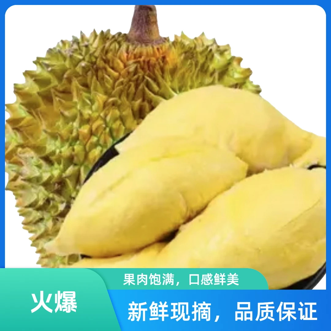 杭州拱墅福利 新鲜金枕纯肉(188一份)1.5斤+2两《关注加灯牌多送2两》=1.7斤核小同城配送榴莲同城送金枕泰国