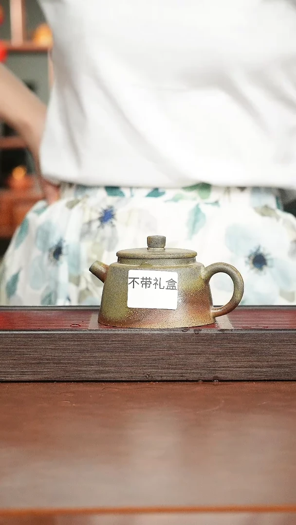 茶杯紫砂柴烧鱼罩紫砂壶
