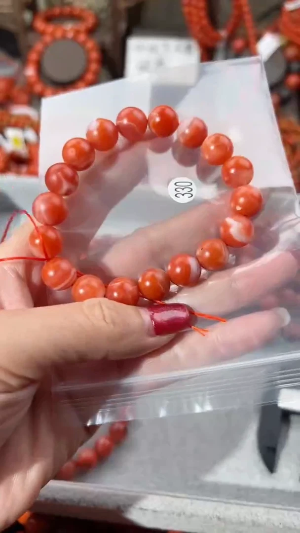 【闪购商品】南红玛瑙手串未镶嵌11