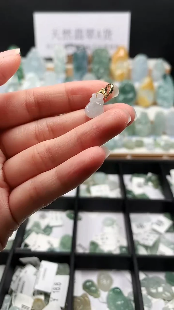 吊坠(不含链)未镶嵌翡翠溜*90小福袋