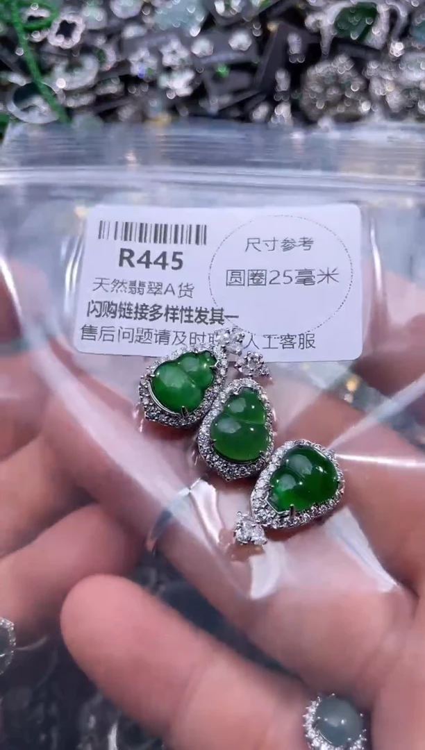 【闪购商品】翡翠颈饰未镶嵌R445多样性发其一