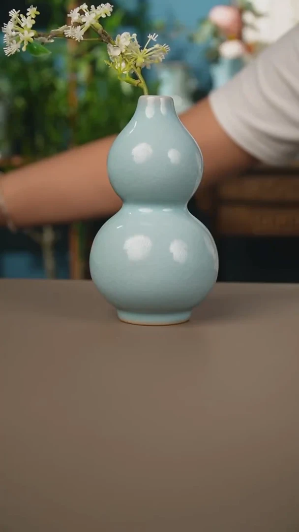 天青葫芦瓶14.5