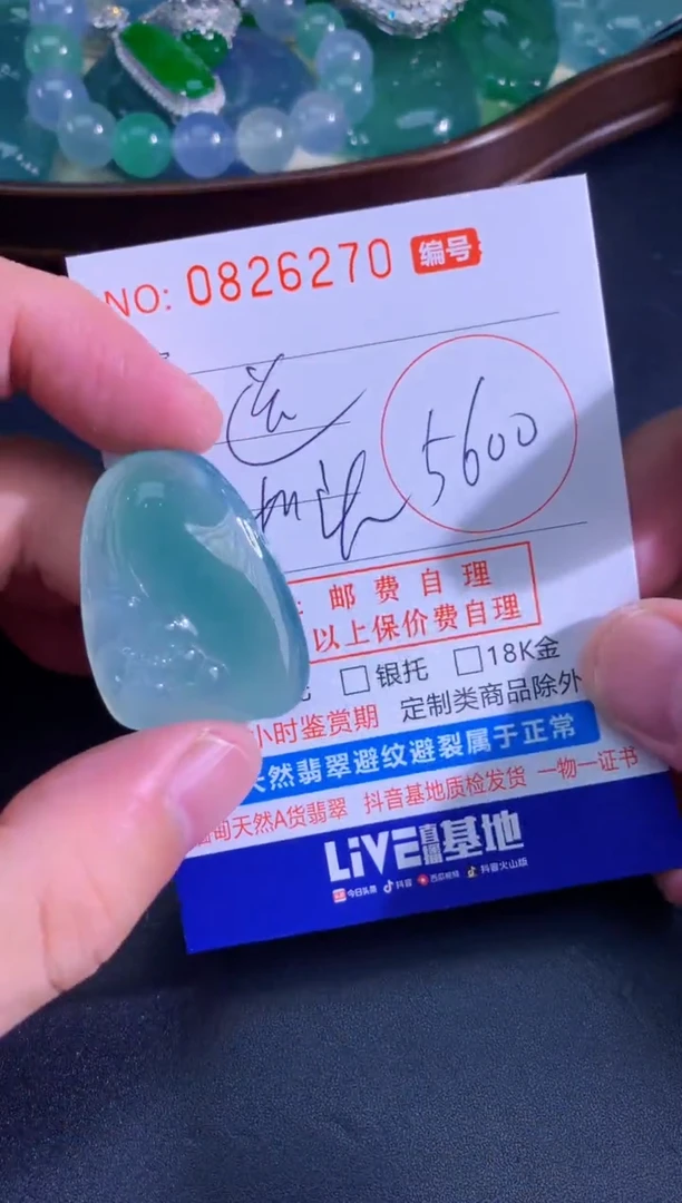 颈饰未镶嵌翡翠天然A货翡翠