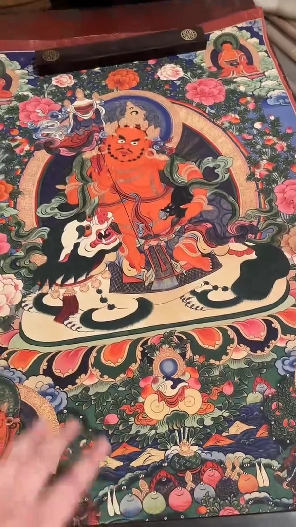 卷轴画手绘唐卡132