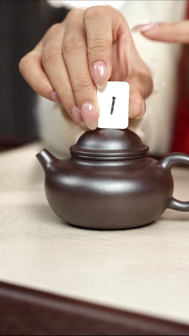 茶壶紫砂容天-底槽青-柴烧-1号