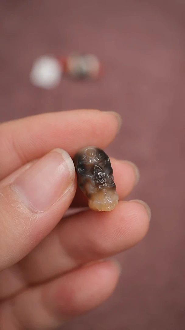 未镶嵌颈饰玛瑙/玉髓蚀花玛瑙珠定制编绳 聚缘