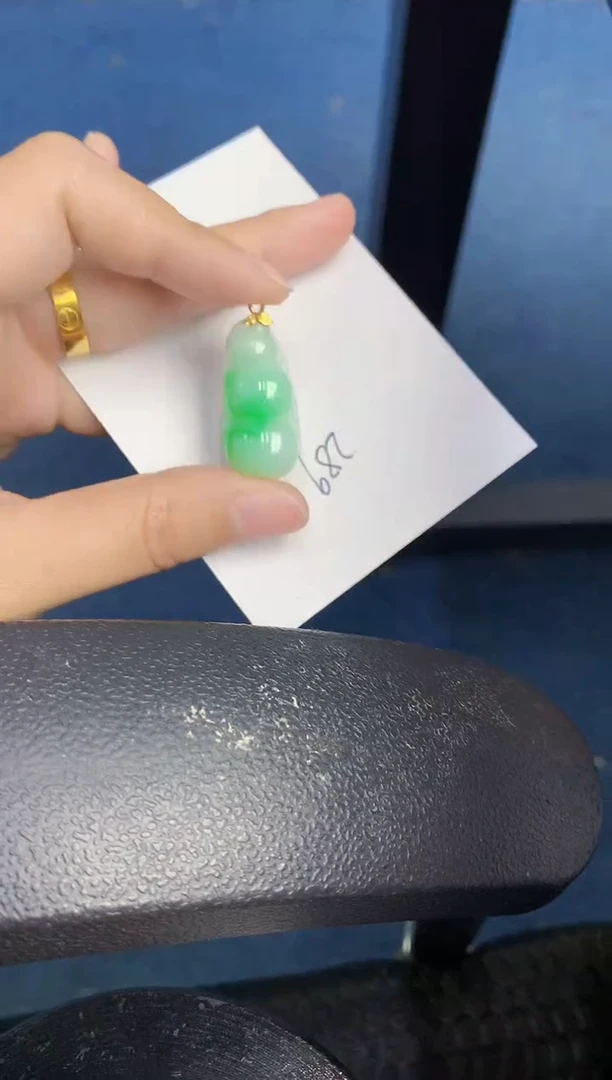 【闪购商品】翡翠颈饰18K金镶嵌000000000