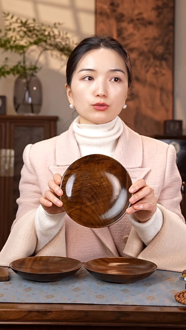 乌木类家具金丝楠阴沉木 满纹壶承