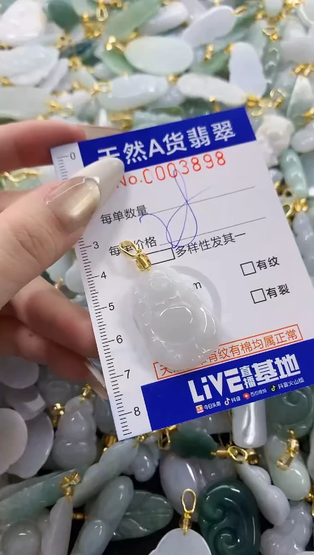 颈饰未镶嵌翡翠天然A货翡翠