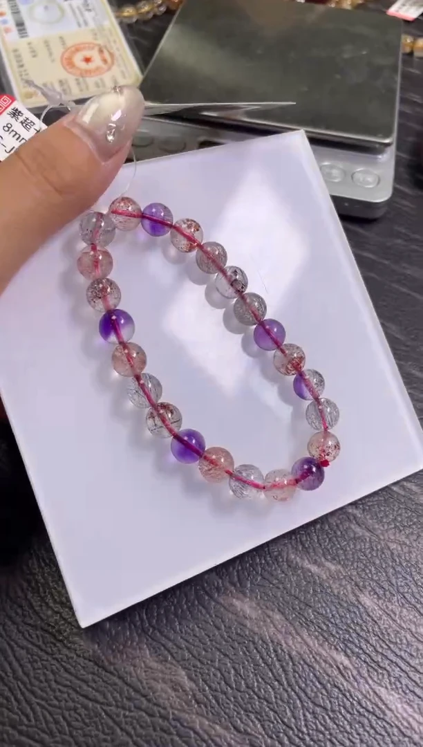 水晶手链未镶嵌8±/x-286【超七