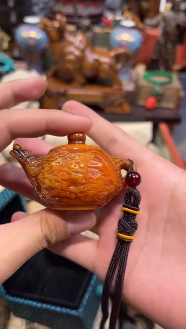 未镶嵌蜜蜡裸石Q刘哥高端专属精品21