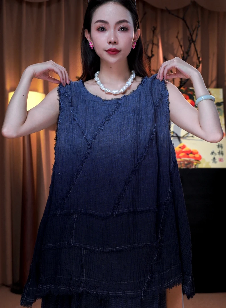 知否（丹琦）亚麻吊带