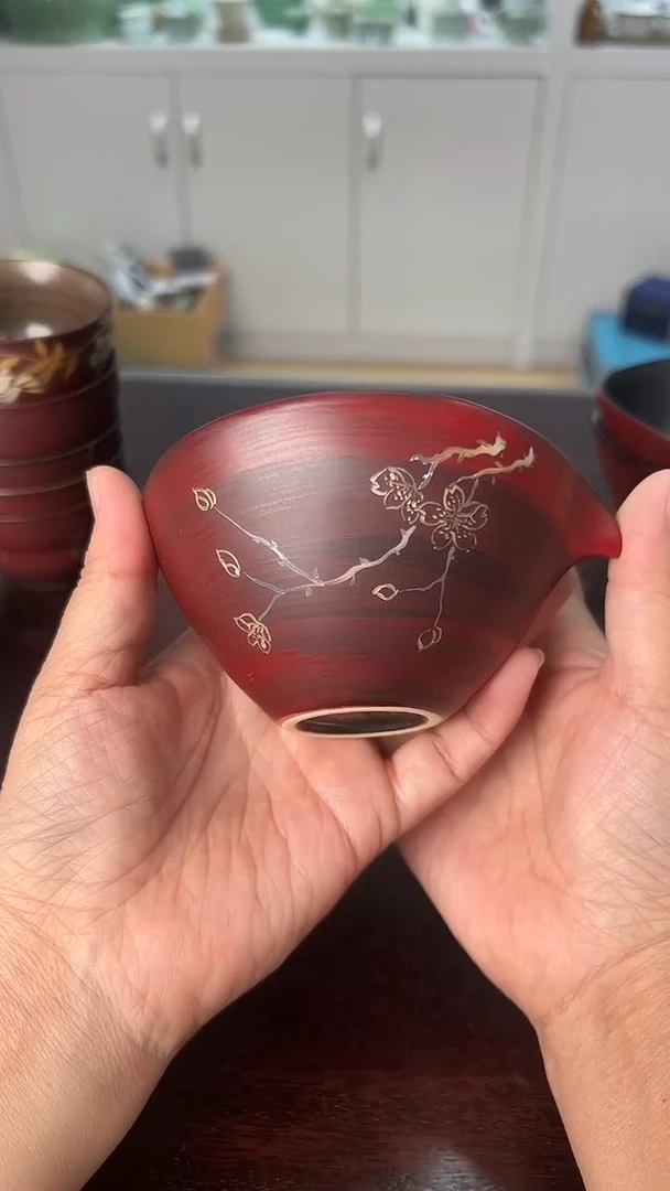 龙泉云间青瓷小米茶器