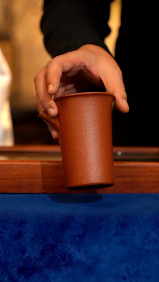 紫砂  宜兴紫砂  CJY   绝红 分茶器